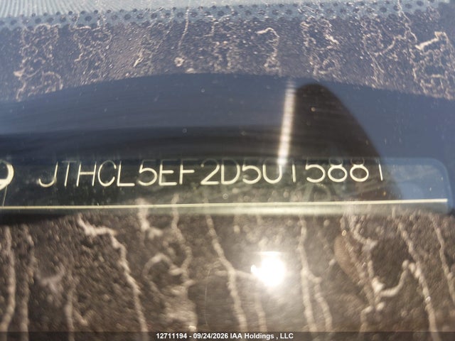 Продажа на аукционе авто 2013 Lexus Ls 460 460, vin: JTHCL5EF2D5015881, номер лота: 12711194