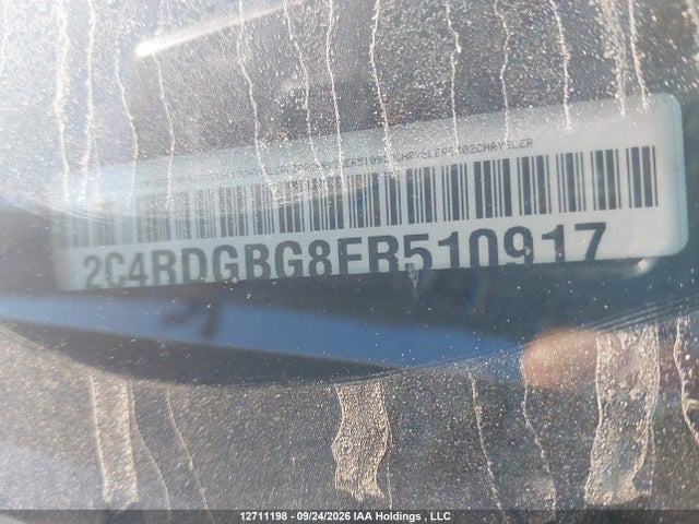 12711198 :رقم المزاد ، 2C4RDGBG8FR510917 vin ، 2015 Dodge Grand Caravan مزاد بيع