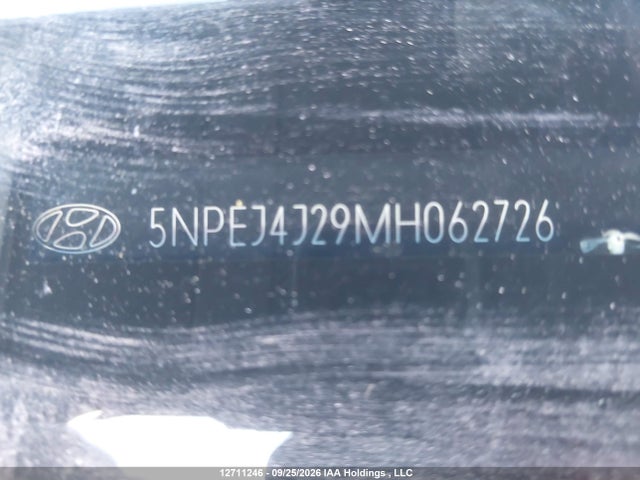 Продажа на аукционе авто 2021 Hyundai Sonata Sport, vin: 5NPEJ4J29MH062726, номер лота: 12711246