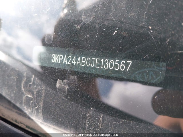 3KPA24AB0JE130567 KIA Rio Lx/lx+