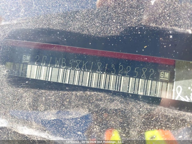 Aukcja sprzedaży 2008 Chevrolet Impala Ls, vin: 2G1WB58K181322582, numer aukcji: 12702233