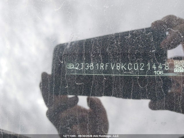 2T3B1RFV8KC021448 Toyota RAV4 LE