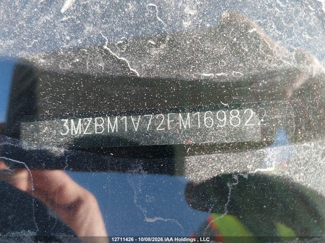 3MZBM1V72FM169822 Mazda Mazda3 Gs