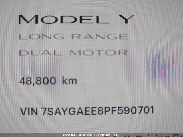 Tesla Model Y 2023 7SAYGAEE8PF590701 Image 15