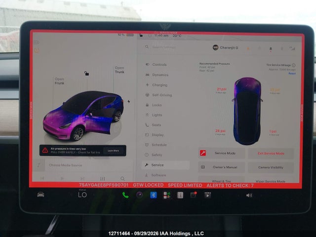 Tesla Model Y 2023 7SAYGAEE8PF590701 Image 7