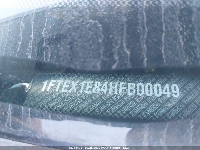2017 Ford F150 Super Cab მანქანა იყიდება აუქციონზე, vin: 1FTEX1E84HFB00049, აუქციონის ნომერი: 12711475