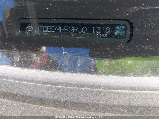 Продаж на аукціоні авто 2024 Toyota Corolla, vin: JTDBDMHE2RJ011318, номер лоту: 12711497