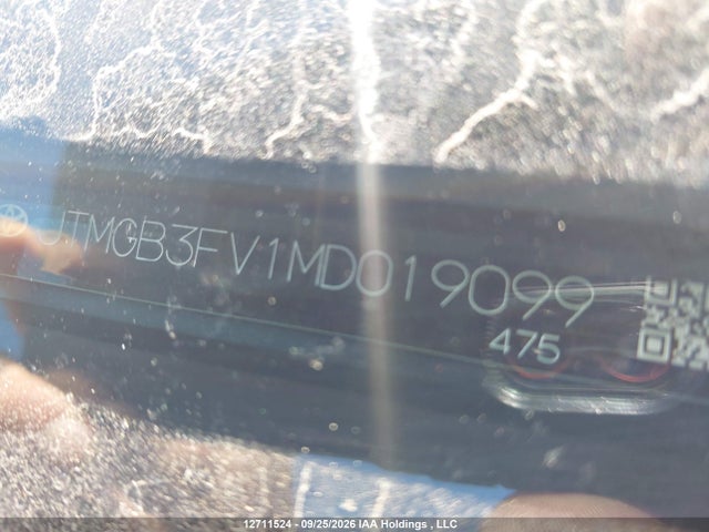 12711524 :رقم المزاد ، JTMGB3FV1MD019099 vin ، 2021 Toyota Rav4 Prime Xse مزاد بيع