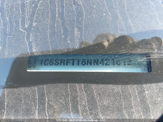 2022 Ram 1500 Sport მანქანა იყიდება აუქციონზე, vin: 1C6SRFTT6NN421813, აუქციონის ნომერი: 12711545