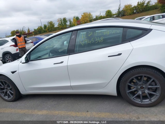Aukcja sprzedaży 2023 Tesla Model 3 Rwd, vin: LRW3E1FA4PC945348, numer aukcji: 12711549