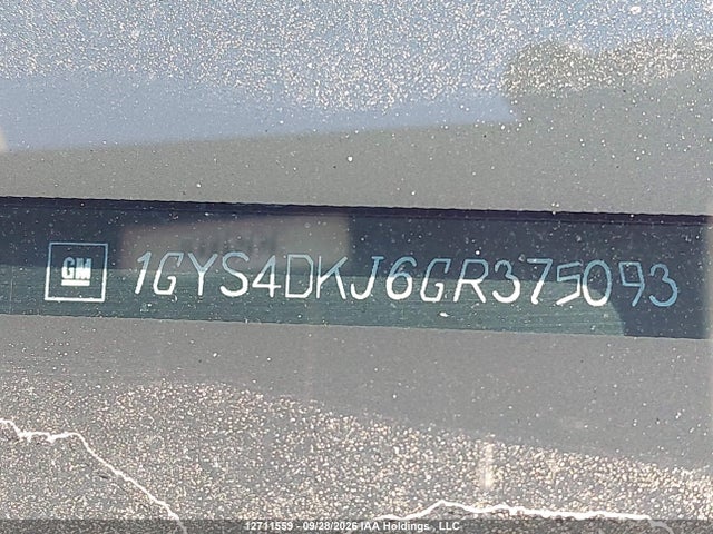 12711559 :رقم المزاد ، 1GYS4DKJ6GR375093 vin ، 2016 Cadillac Escalade Platinum مزاد بيع