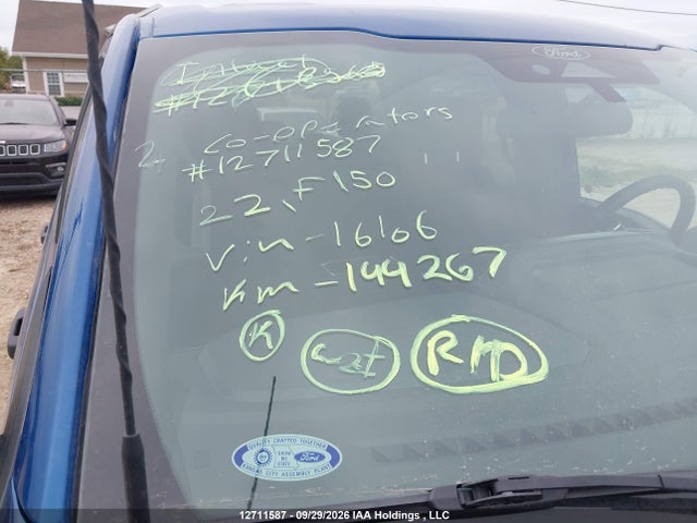 Продаж на аукціоні авто 2022 Ford F-150 Xl, vin: 1FTEW1EP3NKF16106, номер лоту: 12711587