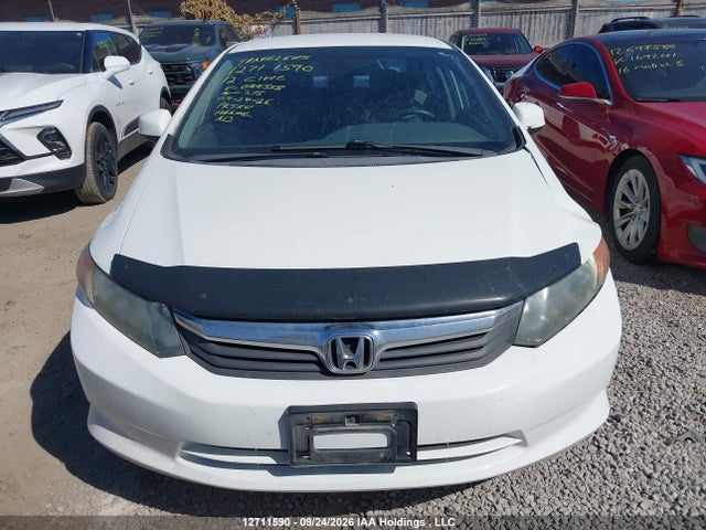 12711590 :رقم المزاد ، 2HGFB2E49CH044558 vin ، 2012 Honda Civic Lx مزاد بيع