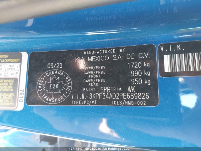 KIA Forte Ex/ex+/ex Premium 2023 3KPF34AD2PE689826 Image 18