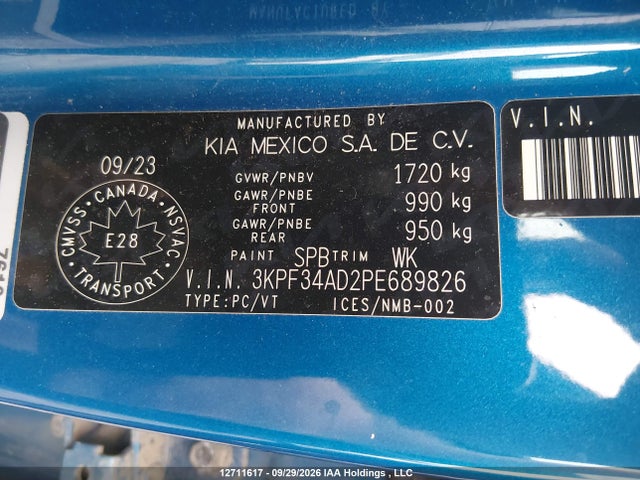 KIA Forte Ex/ex+/ex Premium 2023 3KPF34AD2PE689826 Image 23