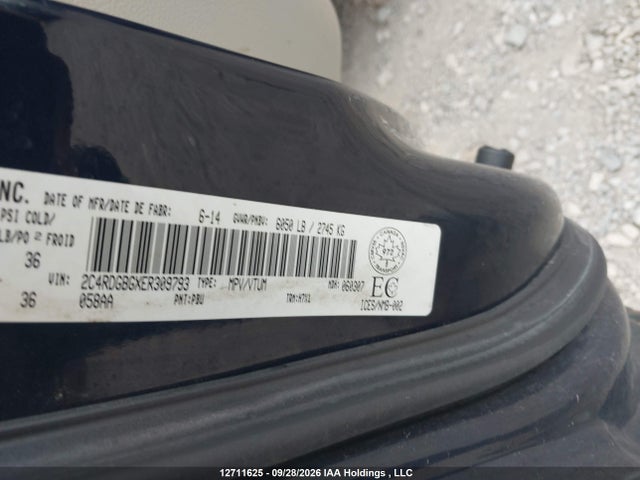 Продажа на аукционе авто 2014 Dodge Grand Caravan Se, vin: 2C4RDGBGXER309793, номер лота: 12711625