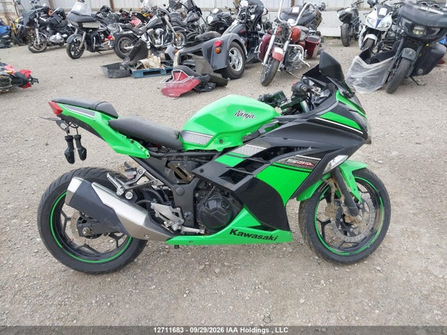 12711683 :رقم المزاد ، JKAEX8A10DDA11275 vin ، 2013 Kawasaki Ex300 A مزاد بيع