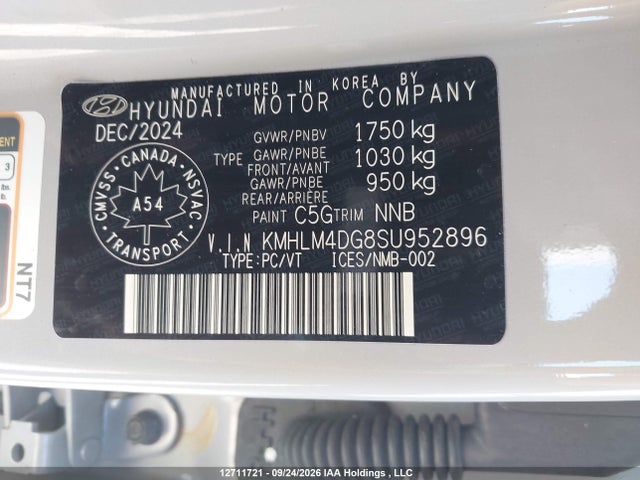 Hyundai Elantra 2025 KMHLM4DG8SU952896 Image 9