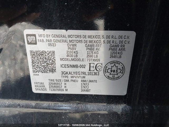 GMC Terrain 2024 3GKALYEG7RL101363 Image 9