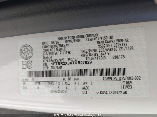 Ford Transit T-250 2026 1FTBR2X8XTKB07829 Image 17