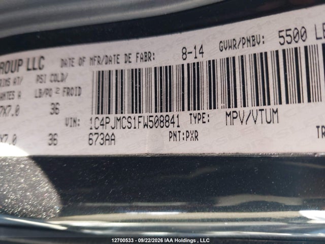 Jeep Cherokee North 2015 1C4PJMCS1FW508841 Image 18