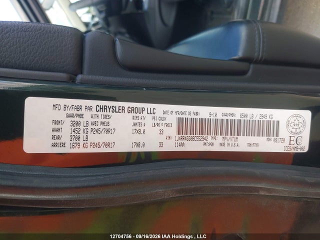 Aukcja sprzedaży 2011 Jeep Grand Cherokee Laredo, vin: 1J4RR4GG0BC552942, numer aukcji: 12704756