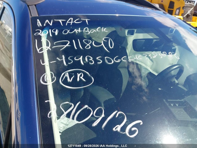 Продажа на аукционе авто 2019 Subaru Outback 2.5i Touring/touring, vin: 4S4BSDGC8K3383886, номер лота: 12711849