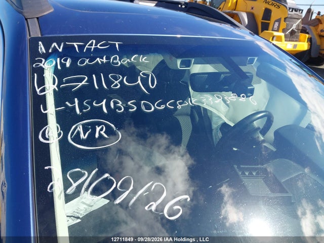 Продажа на аукционе авто 2019 Subaru Outback 2.5i Touring/touring, vin: 4S4BSDGC8K3383886, номер лота: 12711849