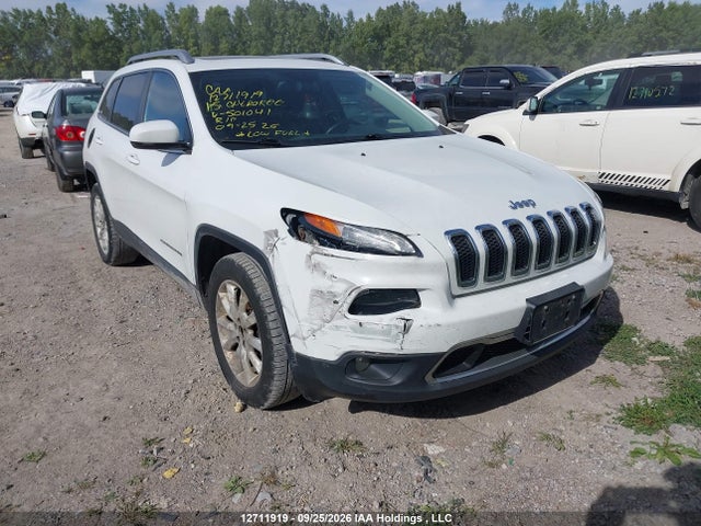 2015 Jeep Cherokee Limited მანქანა იყიდება აუქციონზე, vin: 1C4PJMDB2FW501041, აუქციონის ნომერი: 12711919