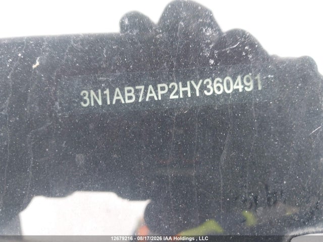 12679216 :رقم المزاد ، 3N1AB7AP2HY360491 vin ، 2017 Nissan Sentra 1.8 S/1.8 Sl/1.8 Sv مزاد بيع