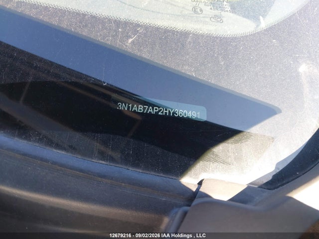 12679216 :رقم المزاد ، 3N1AB7AP2HY360491 vin ، 2017 Nissan Sentra 1.8 S/1.8 Sl/1.8 Sv مزاد بيع