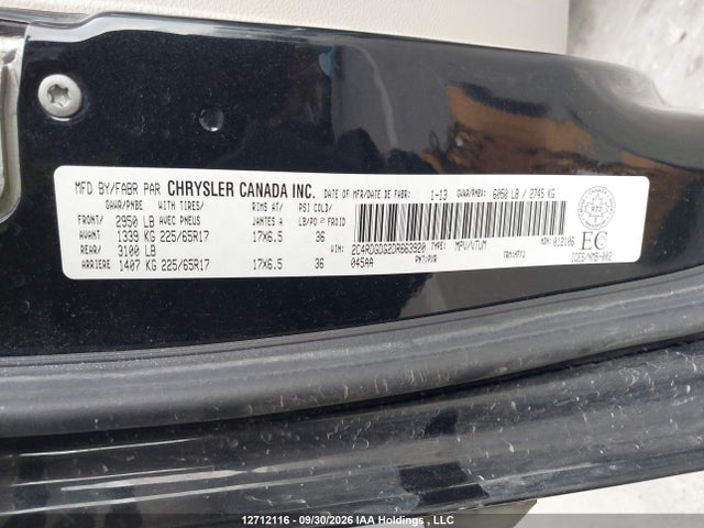 Продажа на аукционе авто 2013 Dodge Grand Caravan Crew Plus, vin: 2C4RDGDG2DR663920, номер лота: 12712116