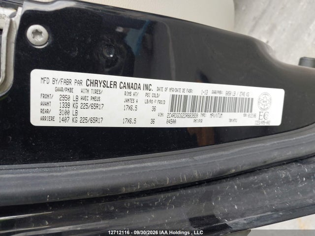 Продажа на аукционе авто 2013 Dodge Grand Caravan Crew Plus, vin: 2C4RDGDG2DR663920, номер лота: 12712116