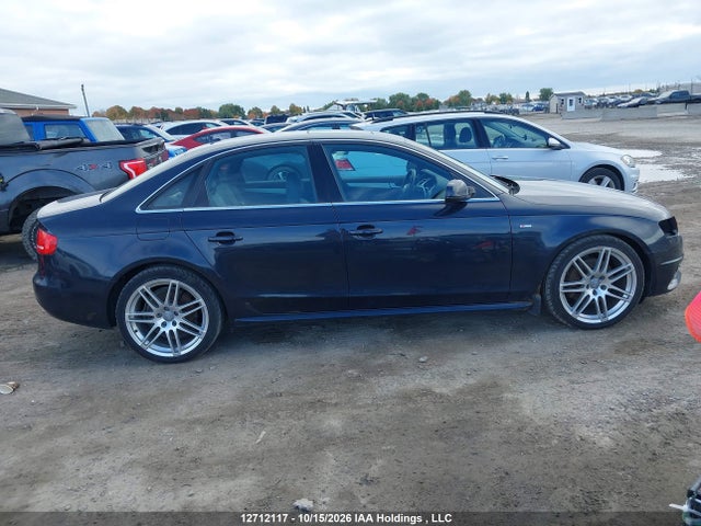 Aukcja sprzedaży 2012 Audi A4 Quattro, vin: WAUHFCFL7CA117882, numer aukcji: 12712117