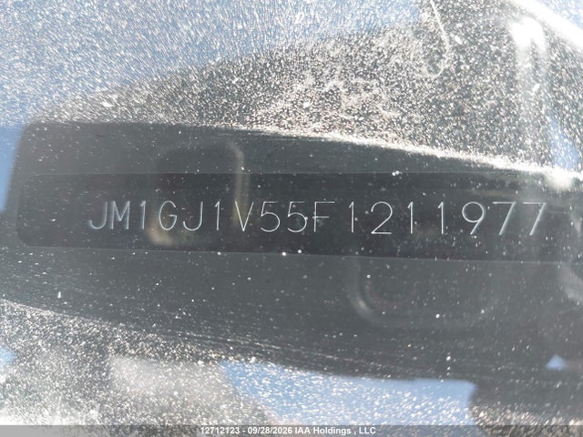 12712123 :رقم المزاد ، JM1GJ1V55F1211977 vin ، 2015 Mazda Mazda6 Gs مزاد بيع