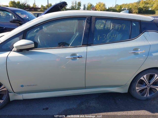 12712179 :رقم المزاد ، 1N4AZ1CP7JC310418 vin ، 2018 Nissan Leaf S/sl/sv مزاد بيع