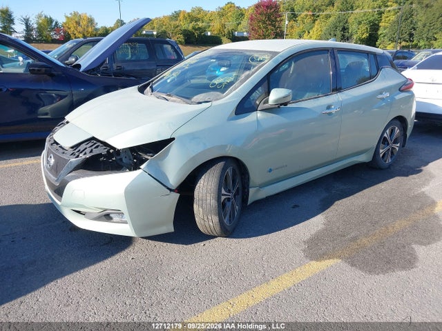 12712179 :رقم المزاد ، 1N4AZ1CP7JC310418 vin ، 2018 Nissan Leaf S/sl/sv مزاد بيع