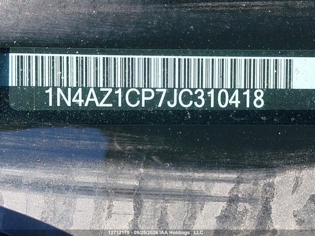 12712179 :رقم المزاد ، 1N4AZ1CP7JC310418 vin ، 2018 Nissan Leaf S/sl/sv مزاد بيع