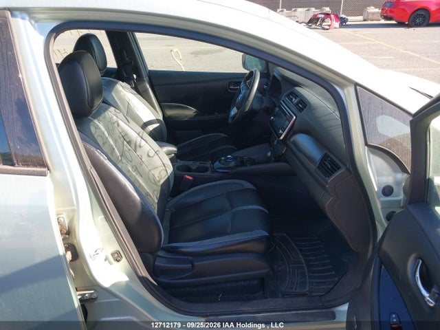 12712179 :رقم المزاد ، 1N4AZ1CP7JC310418 vin ، 2018 Nissan Leaf S/sl/sv مزاد بيع