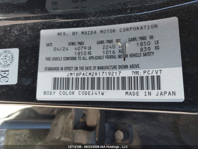 JM1BPACM2R1719217 Mazda 3 Preferred