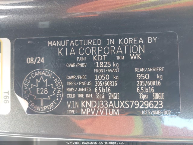 KNDJ33AUXS7929623 KIA Soul Ex/ex Premium/ex+