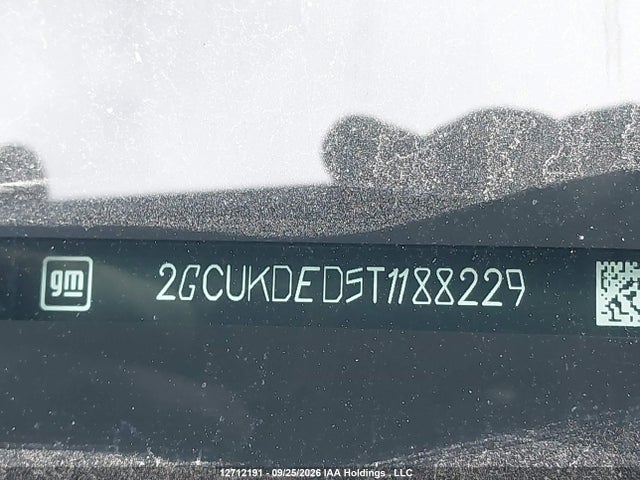Aukcja sprzedaży 2026 Chevrolet Silverado K1500 Lt, vin: 2GCUKDED5T1188229, numer aukcji: 12712191