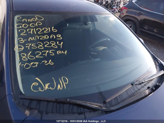 Продажа на аукционе авто 2013 Mazda Mazda3 Gx, vin: JM1BL1UF8D1758284, номер лота: 12712216
