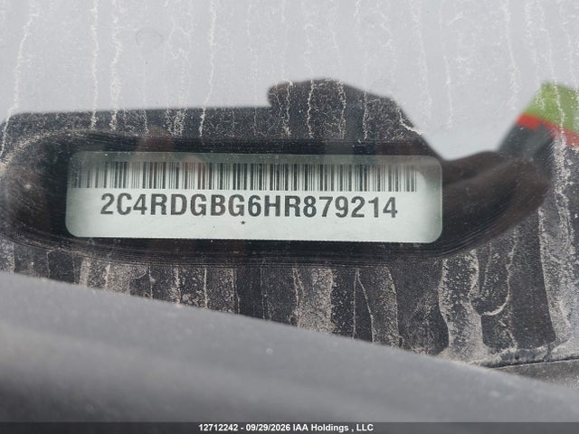 2017 Dodge Grand Caravan Cvp/sxt მანქანა იყიდება აუქციონზე, vin: 2C4RDGBG6HR879214, აუქციონის ნომერი: 12712242