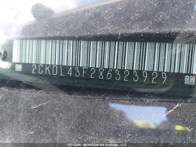 12712244 :رقم المزاد ، 2CKDL43F286323929 vin ، 2008 Pontiac Torrent مزاد بيع