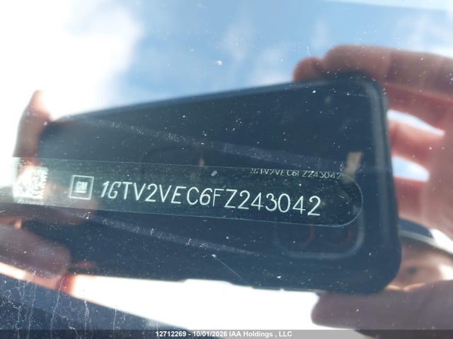 12712269 :رقم المزاد ، 1GTV2VEC6FZ243042 vin ، 2015 Gmc Sierra 1500 Slt مزاد بيع