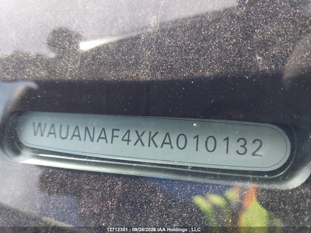 12712301 :رقم المزاد ، WAUANAF4XKA010132 vin ، 2019 Audi A4 Komfort مزاد بيع