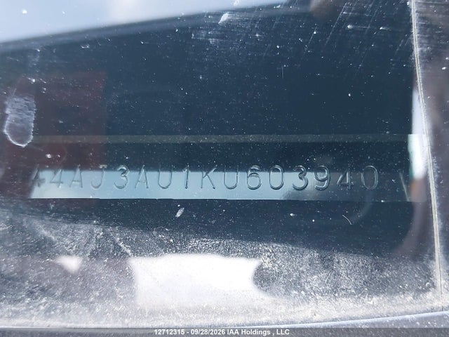 Aukcja sprzedaży 2019 Mitsubishi Rvr Se, vin: JA4AJ3AU1KU603940, numer aukcji: 12712315