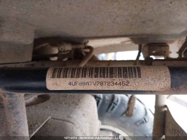 Продажа на аукционе авто 2008 Arctic Cat , vin: 4UF08ATV78T234452, номер лота: 12712374