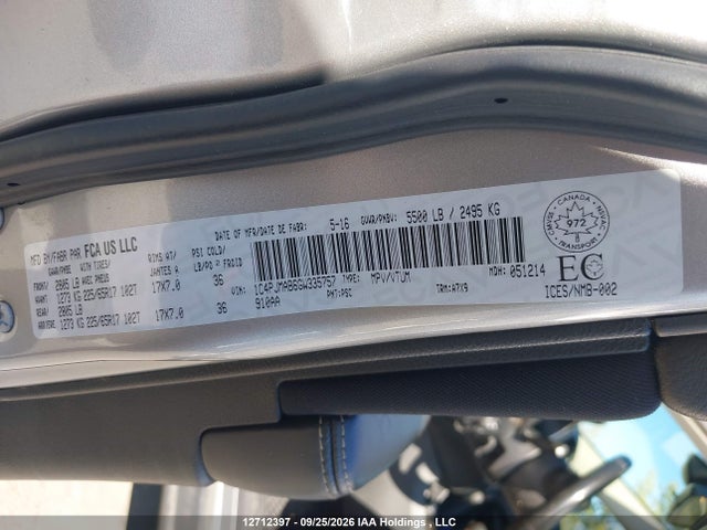 1C4PJMAB6GW335757 Jeep Cherokee Sport